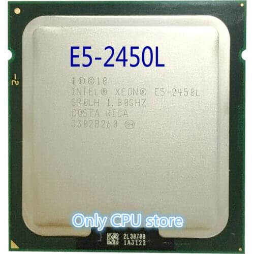 Free shipping Intel E5-2450L Octa Core 1.8GHz LGA1356 CPU Processor E5 2450L