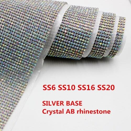 SINUAN Crystal Roll Hot-Fix Rhinestones Sheet Crystals For Decoration Garment Rhinestones For Dresses 3Mm Stone Decoration