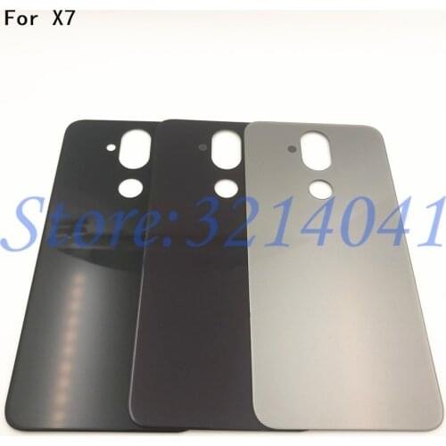 Top Quality New For Nokia 8.1 /For Nokia X7 Battery Back Cover Rear Housing Rear Door Back Glass Panel Spare Parts With Logo