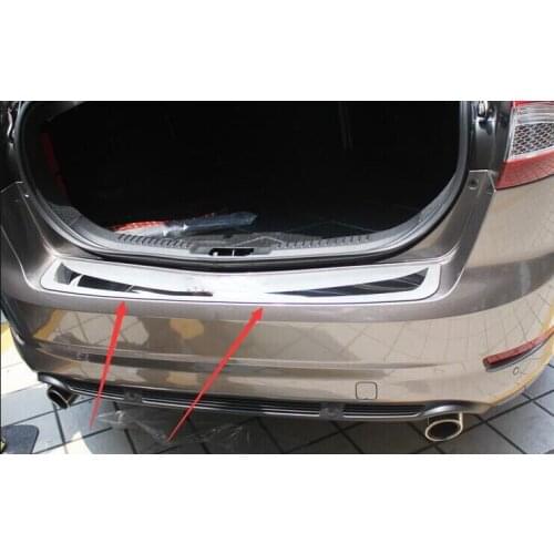 304 Stainless Steel Rear Bumper Protector Sill plate accessories for Ford Mondeo 2007-2012