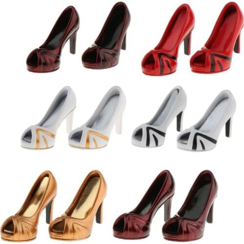 1/6 Women Stilettos Heels Shoes For 12' Female Figure Accessory