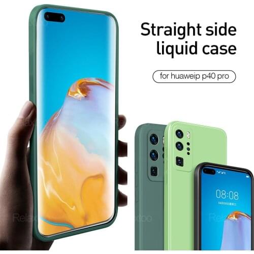 Liquid Silicone Matte Safe Case Cover For Huawei P40 Pro Plus Lite On Hawei P 40 40Lite 40Pro Shockproof Protective Back Coque