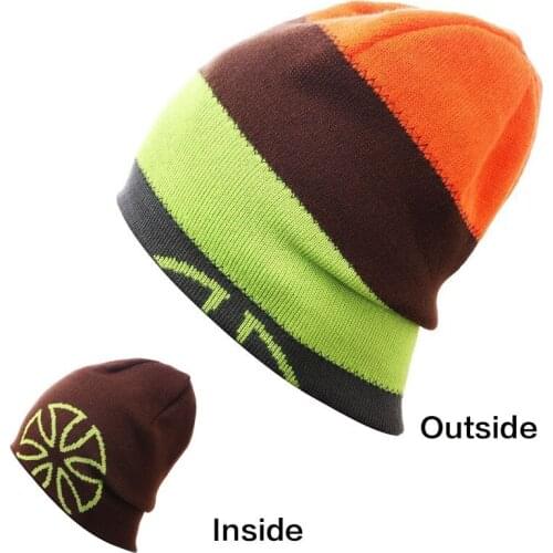 Winter hats skullies and beanies thermal outdoor skiing hat Double-sided cap ski cap