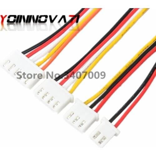 10PCS XH2.54 JST 2.54mm Pitch 2pin 3pin 4pin 5pin 6pin 7pin 8pin Connector Plug Wire Cable 20cm Length YOINNOVATI