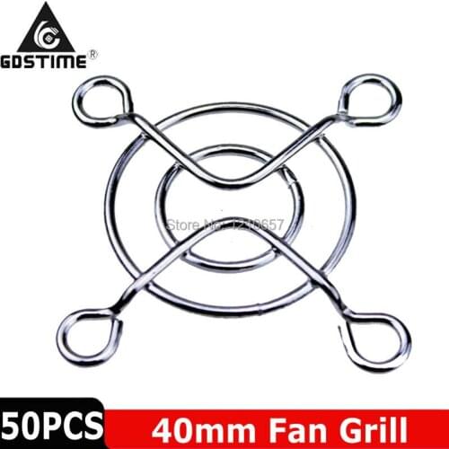 50 PCS LOT New Metal Steel 40mm 4cm Fan Protector Finger Guard Grill Net