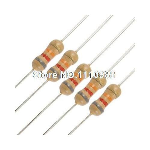50 x 1/4W 250V 82K ohm Carbon Film Resistor Axial Lead