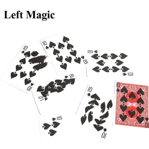 Fast Printing Gimmick Cards Magic Tricks Presto Printo Fast Card Close Up Magic Poker Mentalism Illusion