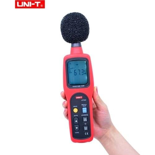 UNI-T UT352 Digital Sound Level Meter 30-130dBA Decibel Meter Professional Audio Noise Measure Device with Data Loggingg