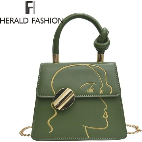 FH HERALD FASHION Women's Green Bags