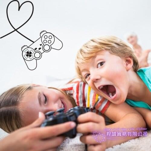 Video Game Controller Sticker Play Decal Gaming Posters Gamer Vinyl Wall Decals Parede Decor Mural Video Game Sticker Decal