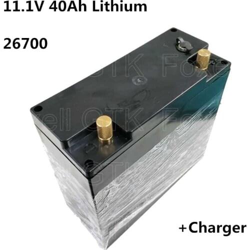 3S 11.1V 12V 40Ah 26700 Lithium-ion battery pack 12V for solar energy storage telecom UPS Ebike lawn mower street light