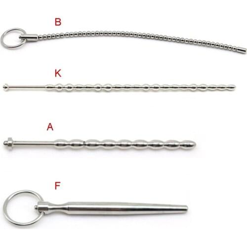 Metal Urethral Plug Catheter Sounding Stimuate Penis Eye Stick Urethral Toys Male Masturbators Urethra Dilator Sex Toys For Men