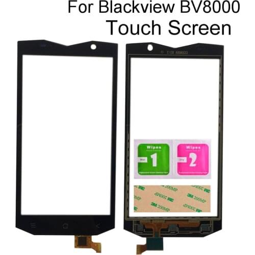 Mobile Touch Screen For Blackview BV8000 BV 8000 Touch Panel Screen Digitizer Screen Tools 3M Glue Wipes Touch