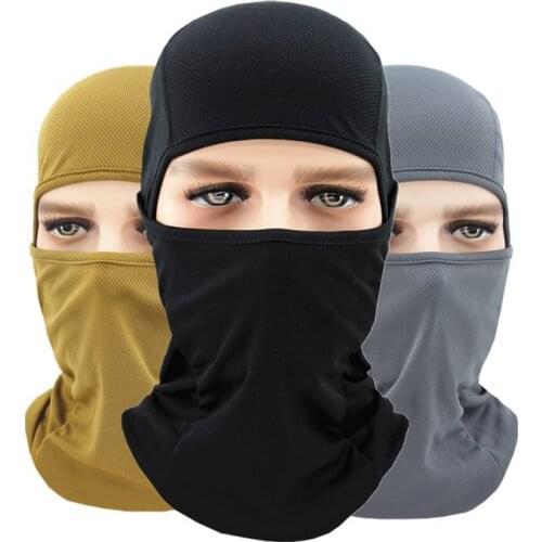 Motorcycle Full Face Mask Balaclava Tactical Mask Men Women Breathable Sports Camping Ski Biker Face Cover Helmet Liner