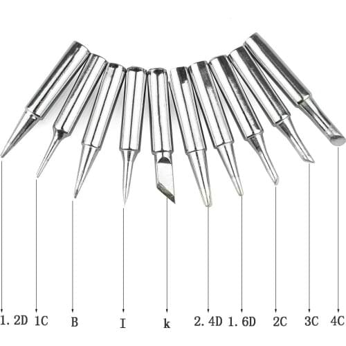 10pcs Soldering TIP Iron Tip 900M-T Tips For HAKKO936/937/928 Soldering Station