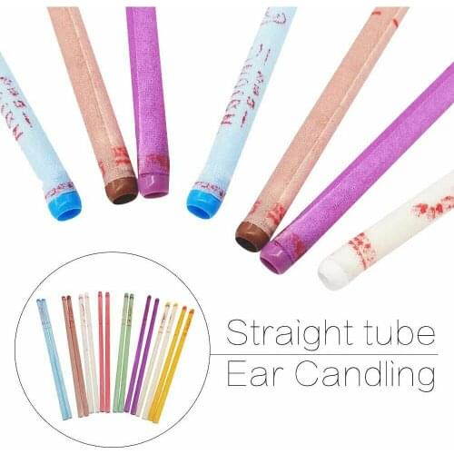 2019 Newest Hot 16Pcs Ear Wax Cleaner Removal Coning Fragrance Candles Healthy Hollow Sets Aromatherapy Ear Candling