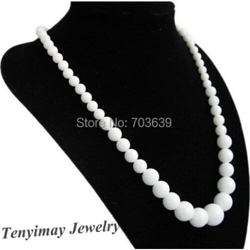 New Tridacna Beads Necklace 19" White Tridacna Shell Bead Choker For Women 5pcs/Lot Free Shipping