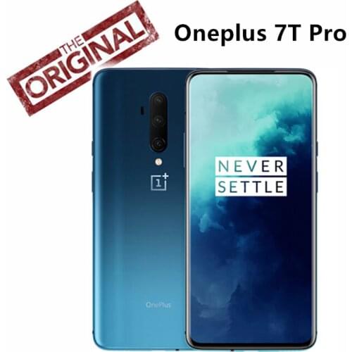 Original OnePlus 7T Pro Global ROM Snapdragon 855 Plus 6.67'' Fluid AMOLED 90Hz Refresh Rate Screen 48MP Triple Cam 4085mAh