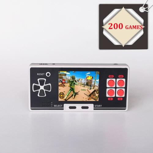 Retro Portable Video Games Player 8 Bit Videojuegos Consola 200 Classic Game Built In 2.8 Inch Handheld Game Console AV Output