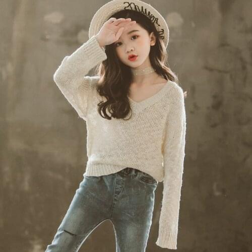 SOUTH TAO Knitted Sweaters For Girls