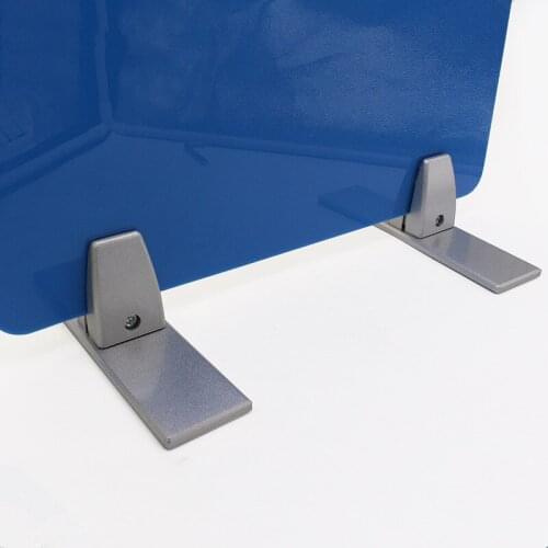 2pcs Aluminium Alloy Screen Clip Office Desktop Vertical Laptop Stand Removable Glass Clamp T-Shape Base Home Hardware Fastener