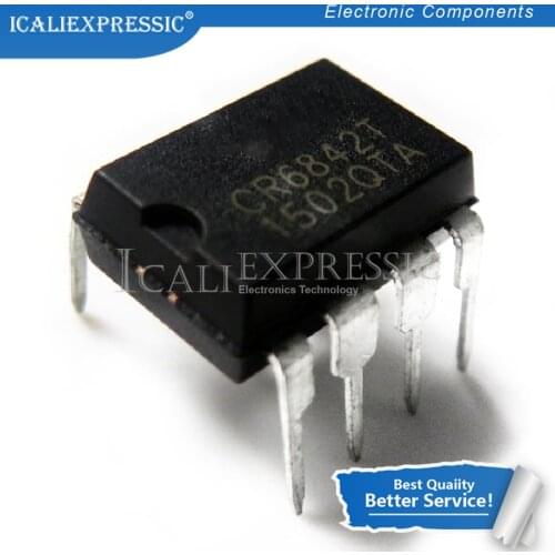 10PCS CR6842T CR6842S CR6842 DIP-8 In Stock