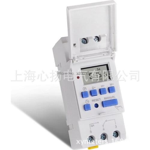 By dhl 20pcs Electronic Weekly 7 Days Programmable Digital TIME SWITCH Relay Timer Control AC 220V 16A