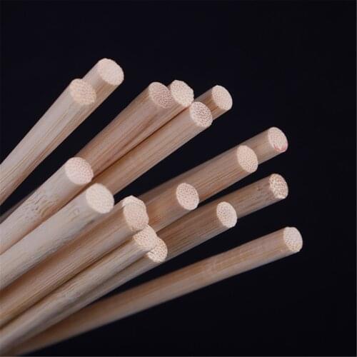 50Pcs Wooden Plants Grow Support Bamboo Sticks Garden Flower Support Stick Cane 667A