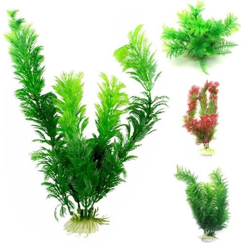 Fish Tank Decorations Plastic Simulation Plant Landscape Water Plant Aquarium Decoration Realistic Plants Aquarium Accessories