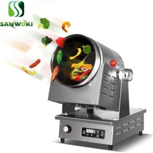 Commercial Automatic drum cooking machine intelligent wok cooking robot fried dishes machine egg fried rice fried noodles wok