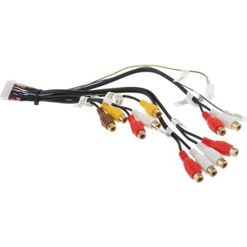 Car Audio 24 Pin RCA Wire Harness For Pioneer AVIC-F900BT AVIC-F90BT