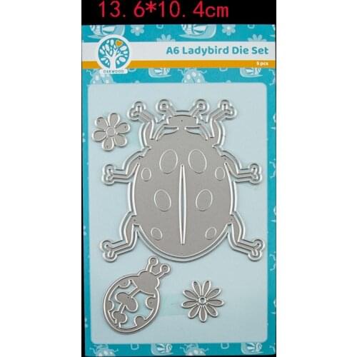 CH 2021 New Arrival ladybug Metal cutting dies stencil Greeting Card Decoration DIY Scrapbooking Scrapbook Paper Photo Album