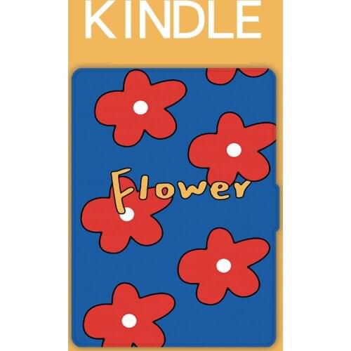 Flowers Case J9G29R for Kindle 2019 658 Cover Original Printed Protective Shell for Kindle 2019 Youth Edition Cute Tablet Cases