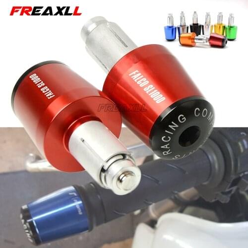 For Aprilia FALCO SL1000 SL 1000 2000 2001 2002 2003 2004 Logo Plugs Motorcycle 7/8'' 22mm Handlebar Handle Bar Grips Cap Ends