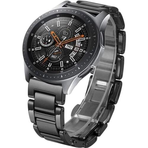 For Samsung Galaxy Watch 46mm 42mm Band 20mm 22mm Ceramic Bracelet for Active 2 40mm 44mm Gear S3 Frontier Wrist Strap Women