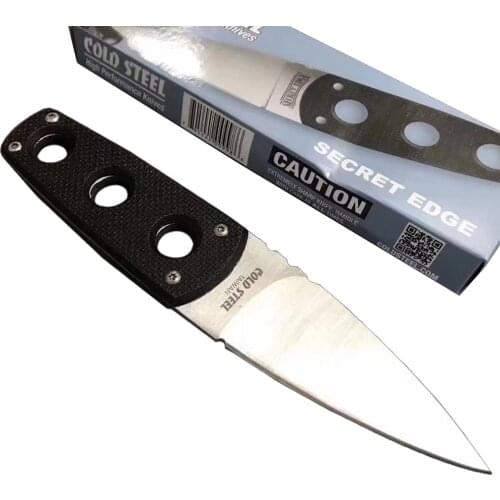 DuoClang COLD STEEL Camping Self-Defense Pocket Knives G10 Handle Multi-purpose Outdoor Survival Knife