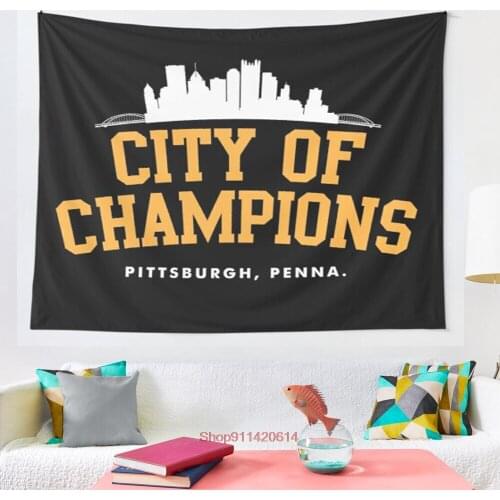 CITY OF CHAMPIONS tapestry Wall Hanging Tapestries for Living Room Beach Towel Blanket