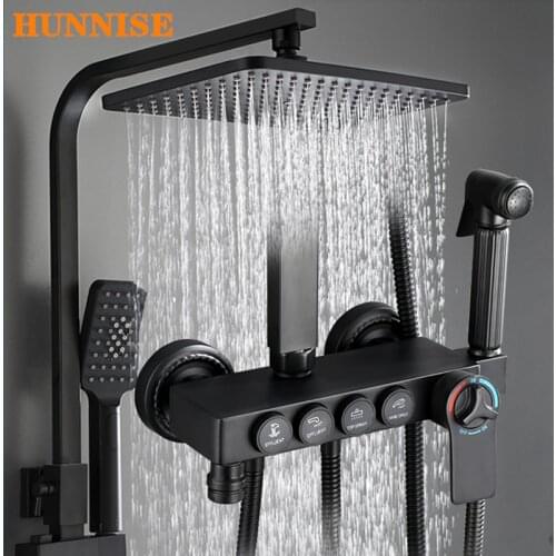 HUNNISE Black Shower Systems China