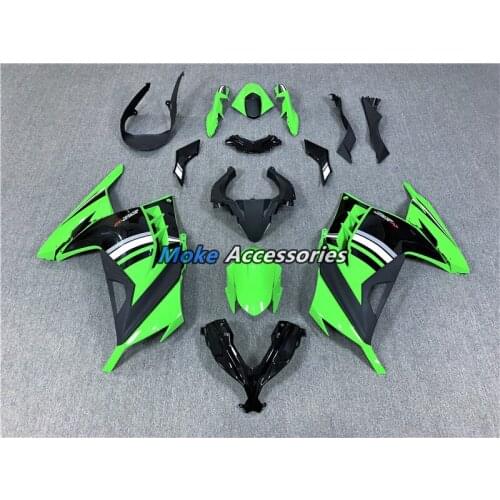 Motorcycle Fairings Kit Fit For Ninja300 Ex300 2013 2014 2015 2016 2017 2018 Bodywork Set ABS Injection NEW Green Black