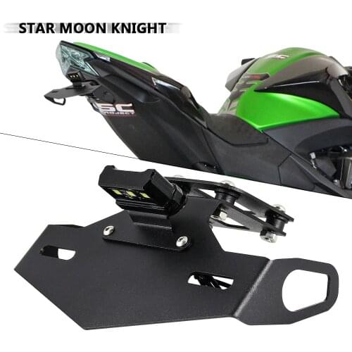 Motorcycle Accessories License Plate Holder Bracket For KAWASAKI Z800 Z 800 2013 - 2015 2016 2017 Frame Tail Tidy Fender