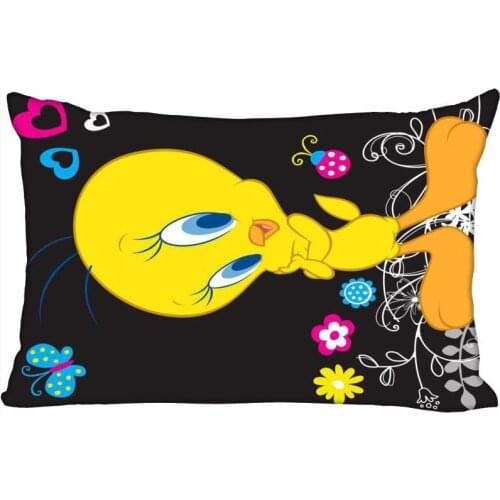 Tweety Bird Hot New Arrival Rectangle Pillowcase Wedding Decorative Pillow Case Customize Gift For Pillow Cover (two-sides)