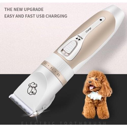 Professional Electrical Trimmer Pet Cat Dog Hair Clipper Rechargeable Grooming Shaver Set Puppy Haircut Machine