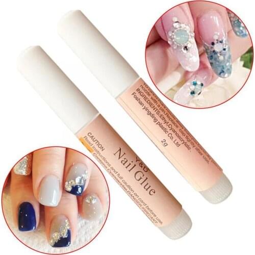 Mini Beauty Nail Glue Professional Nail Glue Art Decorate Super Fake Gel Extension Art UV Polish Nail Nails Tools Glue Acry W1U2