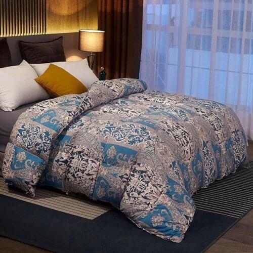 Duvet 95 white goose down thick winter quilt winter warm single double quilts spring and autumn quilts five star hotel core