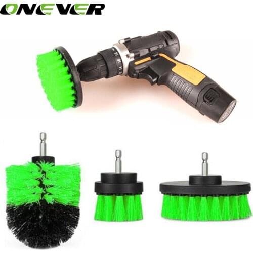 3pcs Power Scrubber Brush Set for Bathroom Drill Scrubber Brush for Cleaning Cordless Drill Attachment Kit Power Scrub Brush