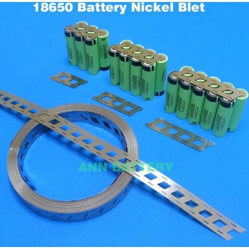 18650 battery pure nickel strip LiFePo4 LiMn2O4 LiCoO2 cell connect the nickel belt Cylindrical batteries nickel tape