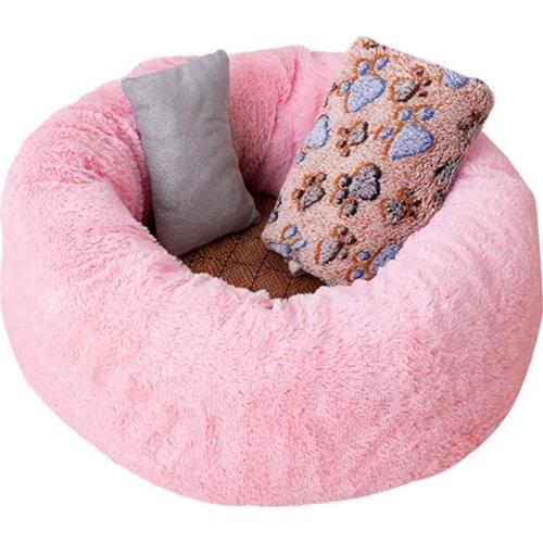 Pop It Dog And Cat Accessories Plush Chiens Bed And House For Dogs And Cats Home Carrier For Pet Beds And Houses Dog Products