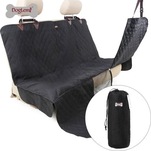 Dog Car Seat Cover View Mesh Waterproof Pet Carrier Car Rear Back Seat Mat Hammock Cushion Protector