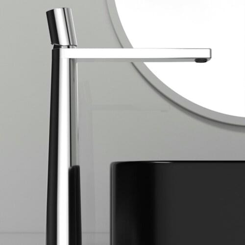 Bathroom Brush gold Basin Faucet Hot and Cold Copper Single Lever Water Mixer Crane