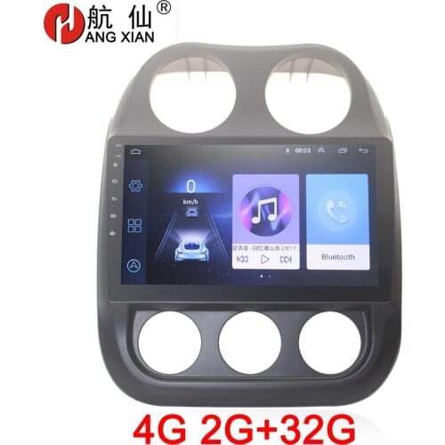 ZHUIHENG 2 din car radio Multimedia for Jeep Compass 2011 car dvd player GPS navigation car accessory with 2G+32G 4G internet